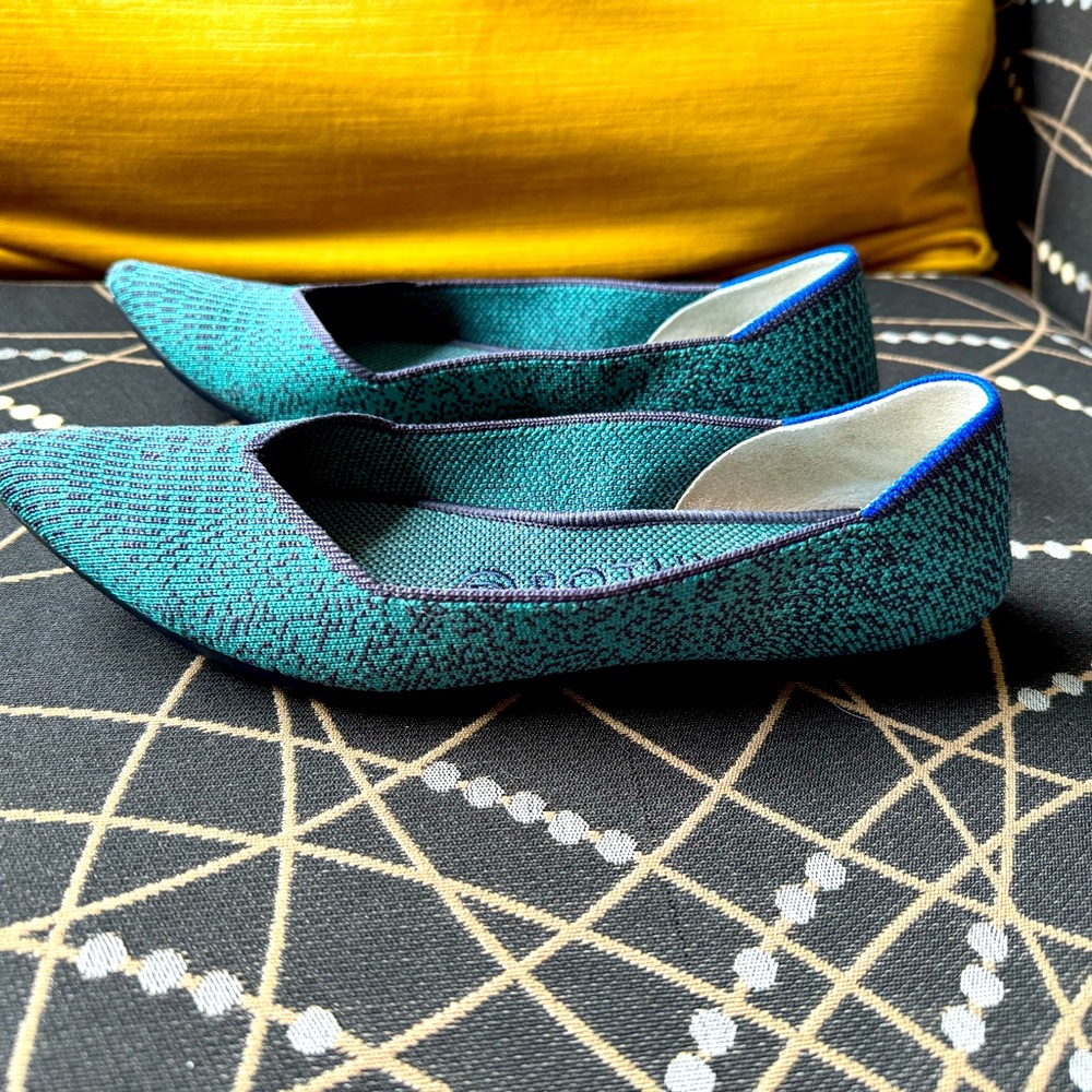 Rothy’s Spruce Python Points Size 6 - image 1